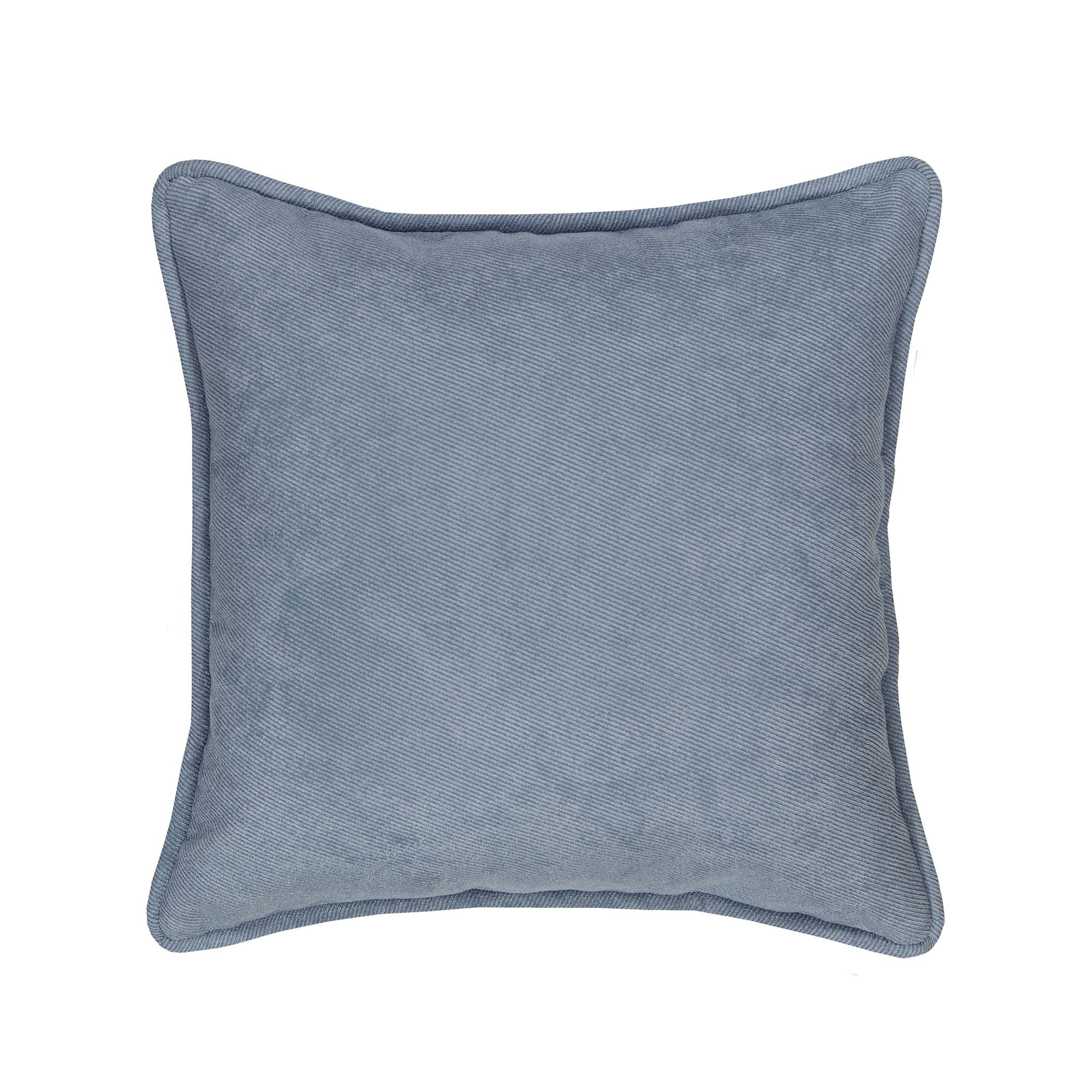 Chambalon Square Pillow - Twill Blue