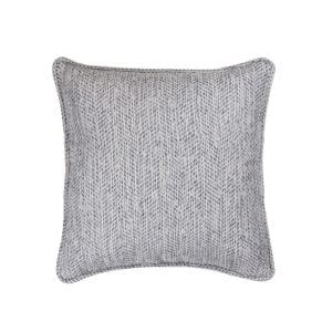 Birdsong Square Pillow - Textured Blue