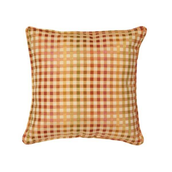 Queensland Autumn Square Pillow -Plaid