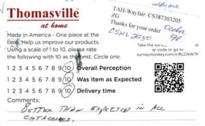 Wayne Ocala FL CSKL2950 Survey Card