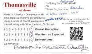 Edward Sparks NV WVAL7555 Survey Card