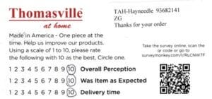 Judith Atlantis FL BK3300 Survey Card