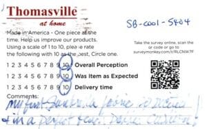 Sharon Phoenix AZ SB-C001-5404 Survey Card