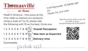 Shirley Philadelphia PA SB-P003-5403 Survey Card