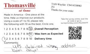 Tammy Overton TX LTP3050-84 Survey Card