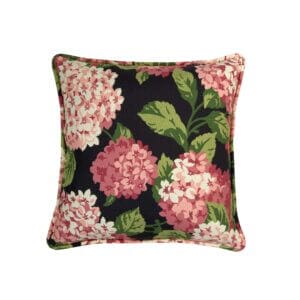 Summerwind Pink Square Pillow - Floral