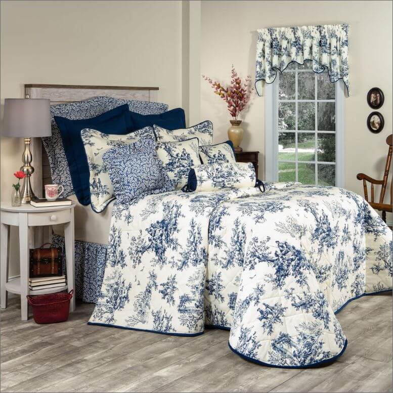 Bouvier Blue Bedding