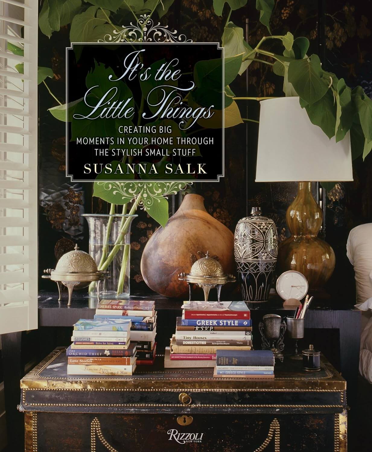 <br />
It's the Little Things: Creating Big Moments in Your Home Through The Stylish Small Stuff Hardcover – March 15, 2016<br />
by Susanna Salk (Author)<br />
