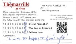 Anna New Orleans LA 4PK-CP-ZEN Survey Card