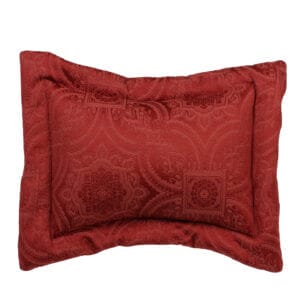 Hampstead Solid Red Breakfast Pillow