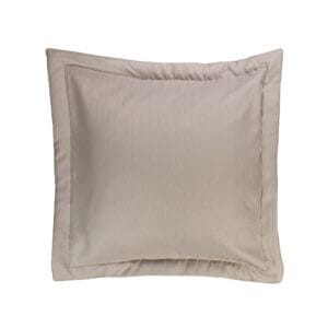 Jenna Euro Sham -Vintage Indigo light grey stripe