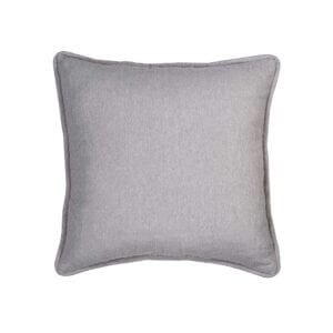Anna 17" Square Pillow - Grey Chevron