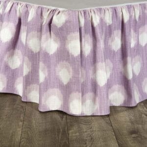 Meadow Bed Skirt - Dots - Meadow Bedding Collection