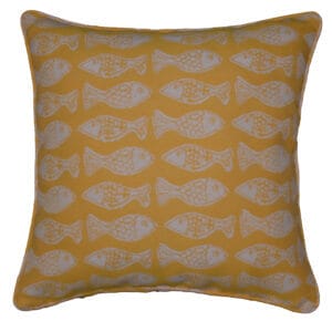 Covington School of Fish Sunshine 20" Square Pillow Cover Only