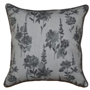 Garden Ink Grey 20" Square Pillow