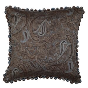 Pantna Paisley Aqua 20" Square Pillow Cover Only