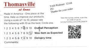 Shelley Woodlawn TN D35112-A75 Survey Card