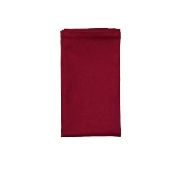 cotton twill napkin in the red colorway