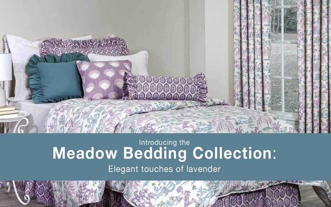 Introducing the Meadow Bedding Collection: Elegant touches of lavender