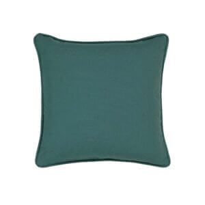 Leaves Square Pillow - Solid Blue