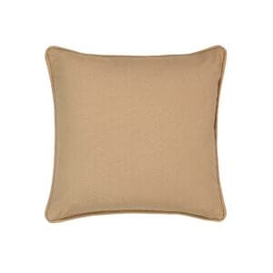 Leaves Square Pillow - Solid Ecru