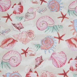 Seashells Tan ~ Fabric by the Yard