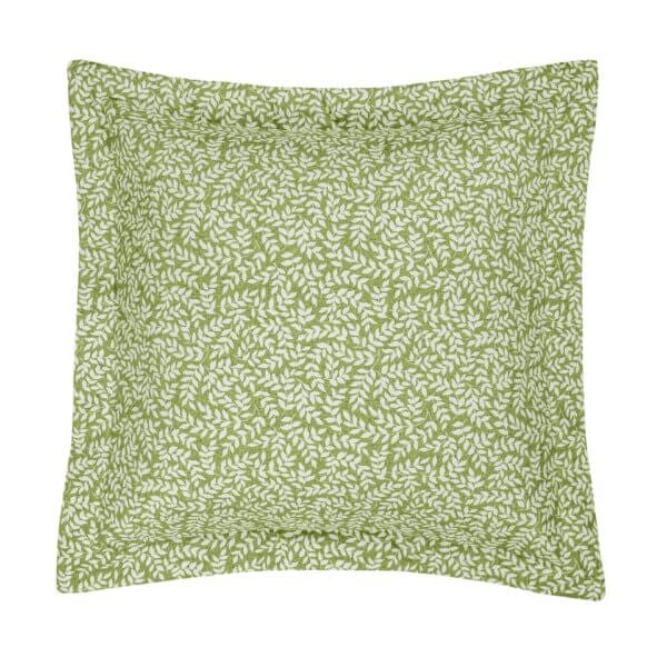 Bouvier Green Euro Sham - Leaf