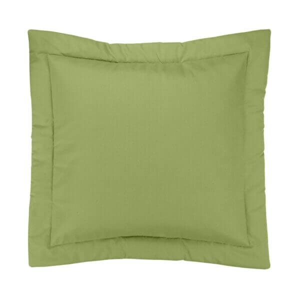 Bouvier Green Euro Sham - Solid Green