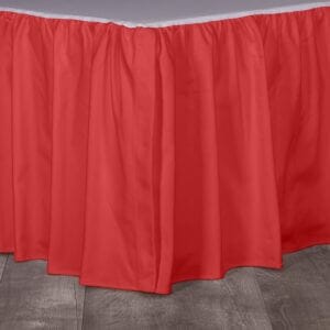 Pebbletex Henna Red Bedskirt for the Cambridge Collection