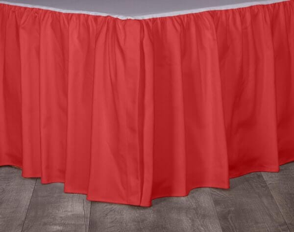 Pebbletex Henna Red Bedskirt for the Cambridge Collection