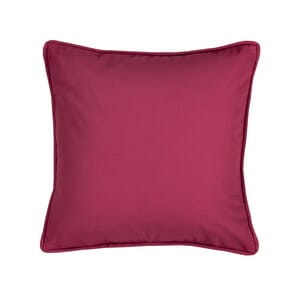 Coral Time Square Pillow - Solid Pink