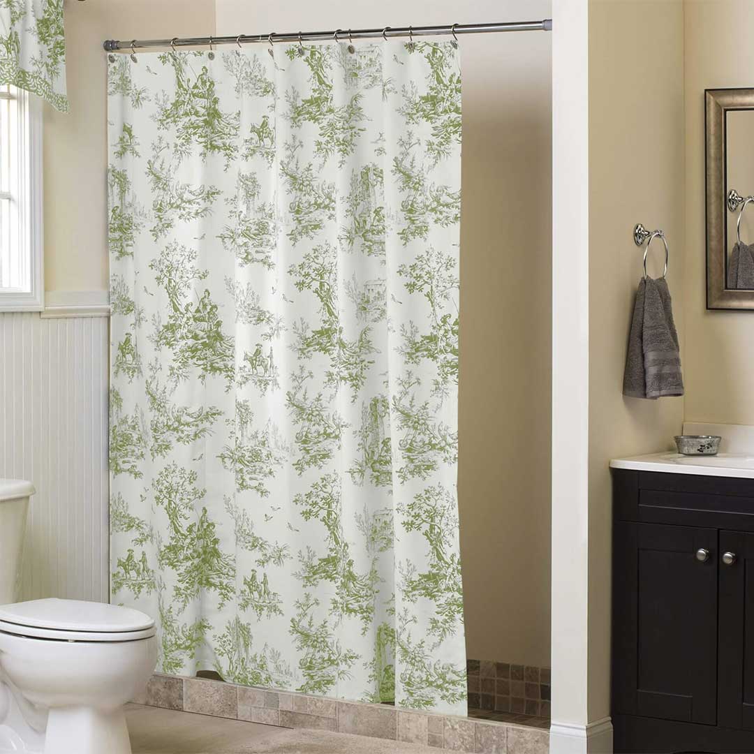 shower curtain - Bouvier Green