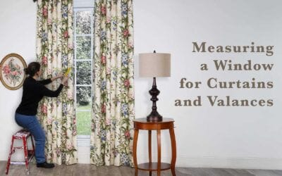 How to Measure a Window for Curtains and Valances