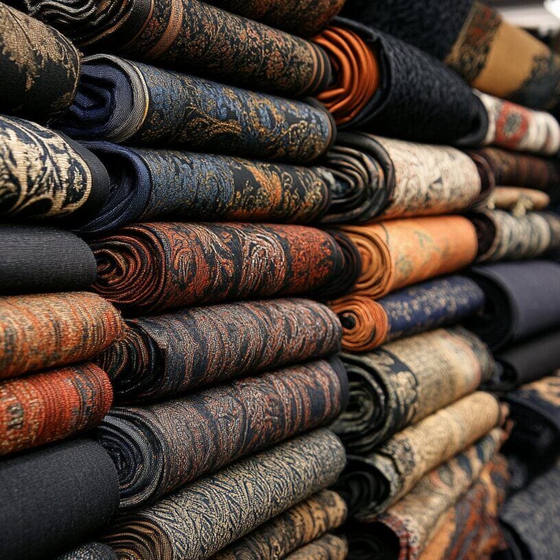 Holiday table setting with a white wine glass