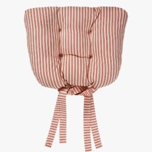Cottage Rose Stripe Chair Pad - Pack of 4