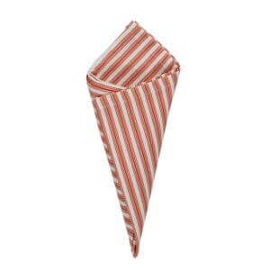 Cottage Rose Stripe Napkins - Pack of 4