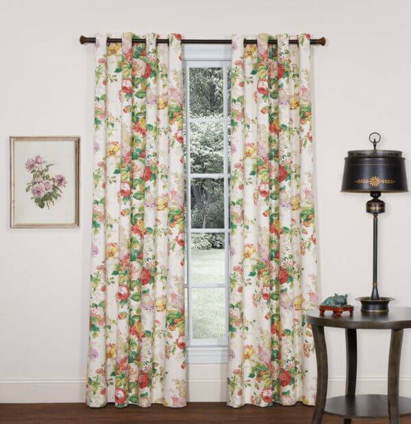 Cottage Rose Grommet Panels