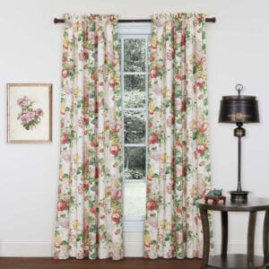 Cottage Rose Rod Pocket Panels