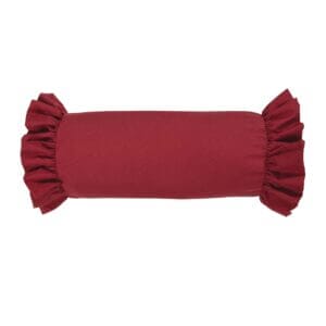 Cottage Rose Neckroll - Solid Red