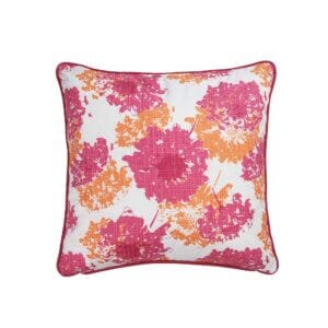 Fairy Flamingo 17"/20" Square Pillow - Floral Print