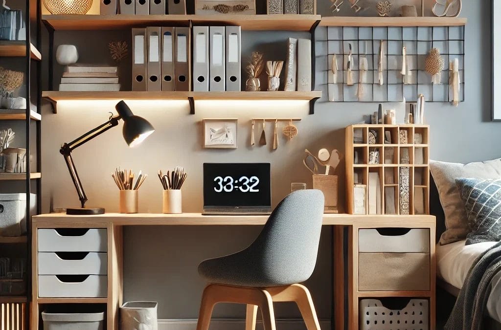 Creating a Stylish & Functional Study Space in Your Dorm