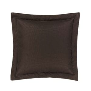 Coral Time Euro Sham - Woven Chocolate