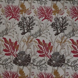 Coral Time Fabric by the Yard ~ Main Print