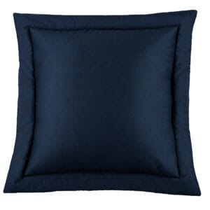 Blue Cotton Twill Euro Sham