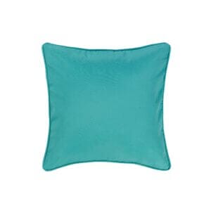In the Sea Square Pillow - Solid Blue