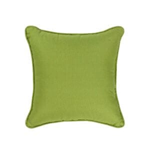 In the Sea Square Pillow - Solid Green