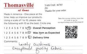 Susan Mars PA 4PK-CP-HBL Survey Card