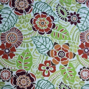 Oasis Floral Sienna ~ Fabric By the Yard
