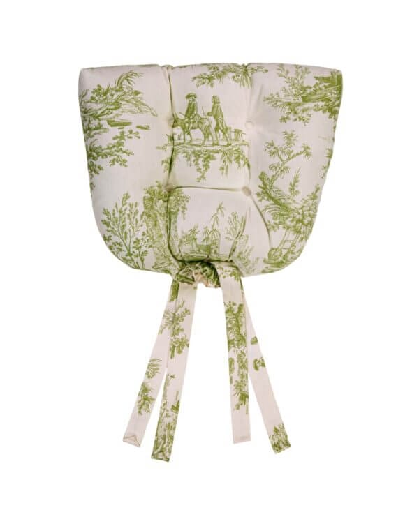 Bouvier Green - Toile Chair Pad - Pack of 4