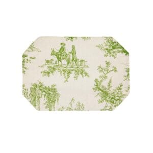 Bouvier Green - Toile Place Mats - Pack of 4